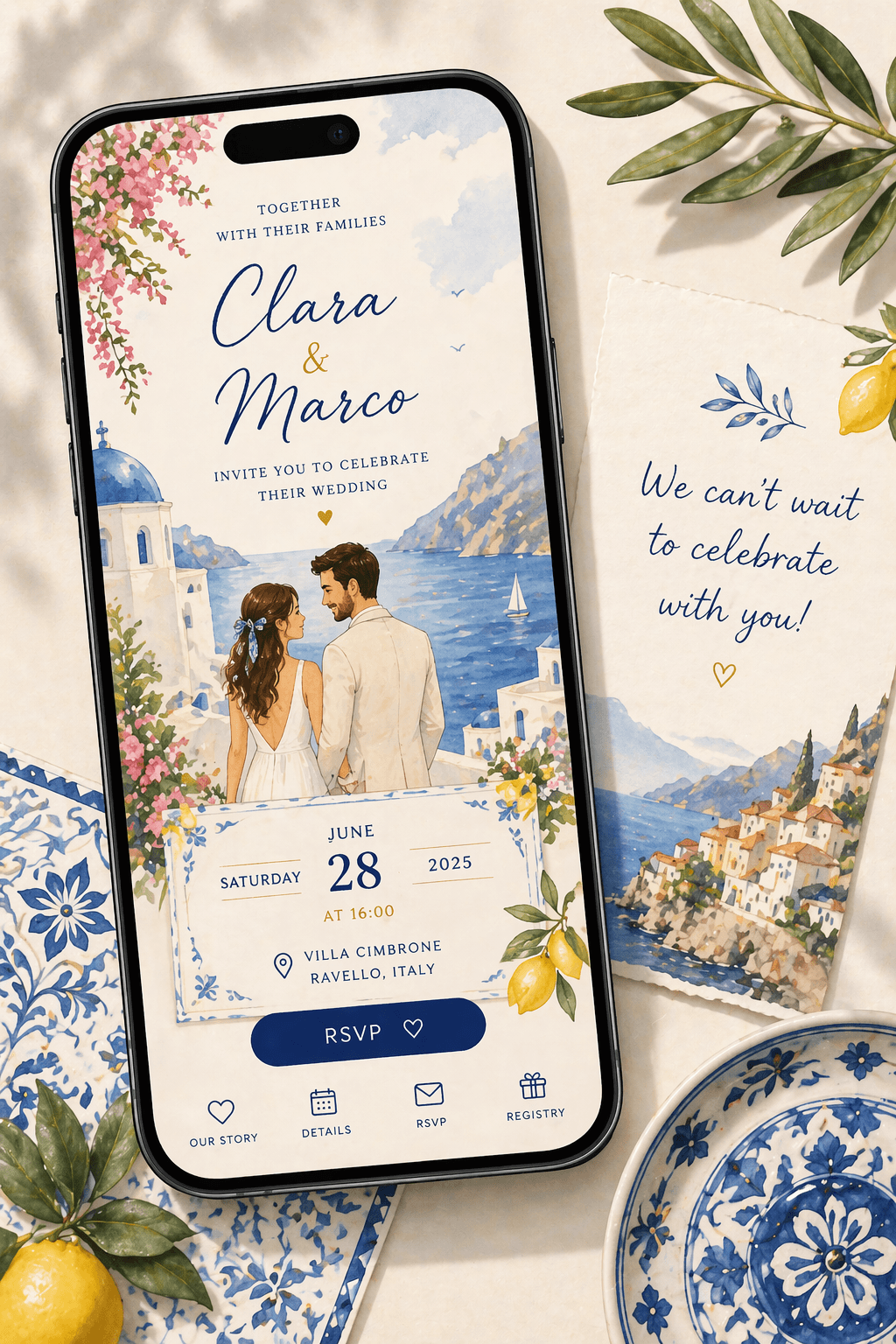 Example Invyo invitation screen 3